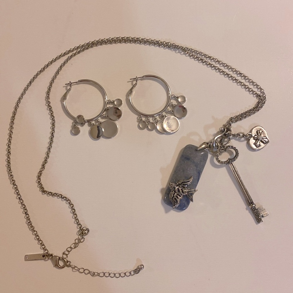 White House Black Market Necklace and Earrings